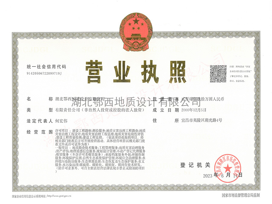 營業(yè)執照(zhào)