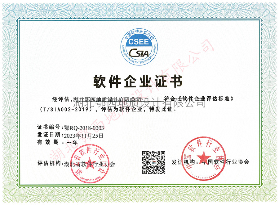 軟件(jiàn)企業(yè)證書(shū)
